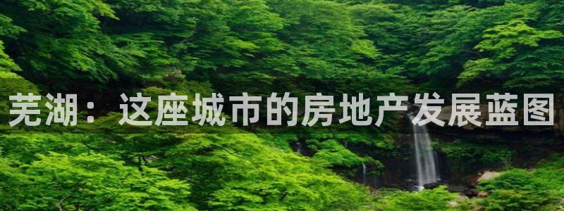 新宝5寂创33300散：芜湖：这座城市的房地产发展蓝图