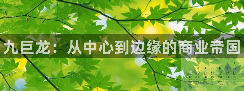 新宝5：九巨龙：从中心到边缘的商业帝国