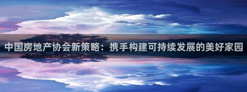 新宝5注册账号：中国房地产协会新策略：携手构建可持续发展的美