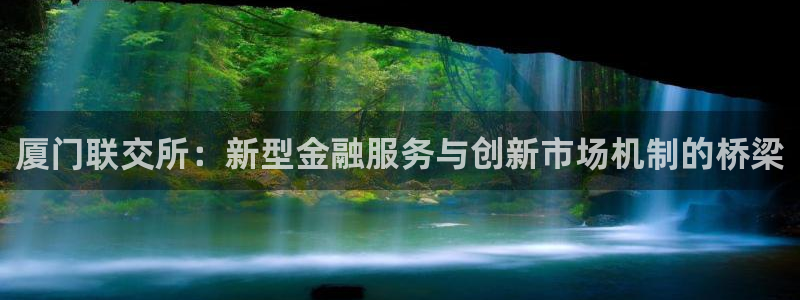 新宝5注册链接：厦门联交所：新型金融服务与创新市场机制的桥梁