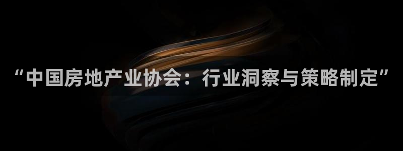 新宝5平台登录下载软件：“中国房地产业协会：行业洞察与策略制