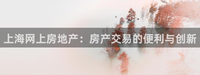 新宝5苹果手机下载：上海网上房地产：房产交易的便利与创新