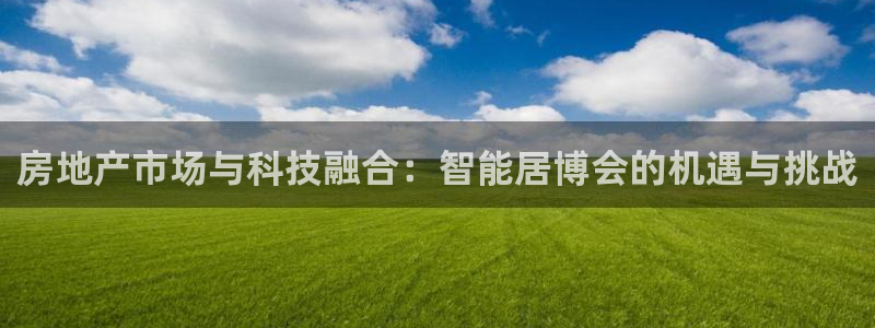 新宝5线路登录：房地产市场与科技融合：智能居博会的机遇与挑战