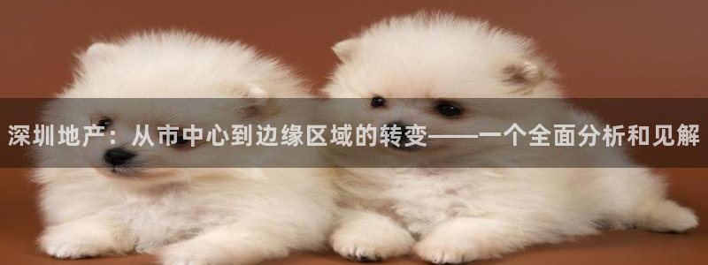 新宝5五：深圳地产：从市中心到边缘区域的转变——一个全面分析