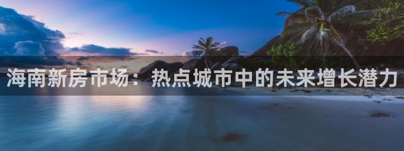新宝5下载 迅雷下载：海南新房市场：热点城市中的未来增长潜力