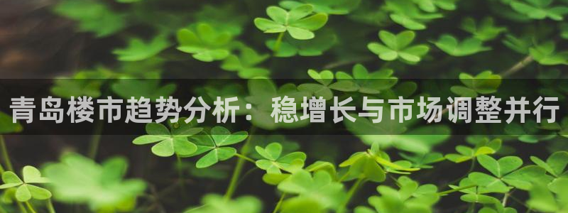 新宝5系列：青岛楼市趋势分析：稳增长与市场调整并行