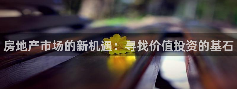 新宝5登录霸：房地产市场的新机遇：寻找价值投资的基石
