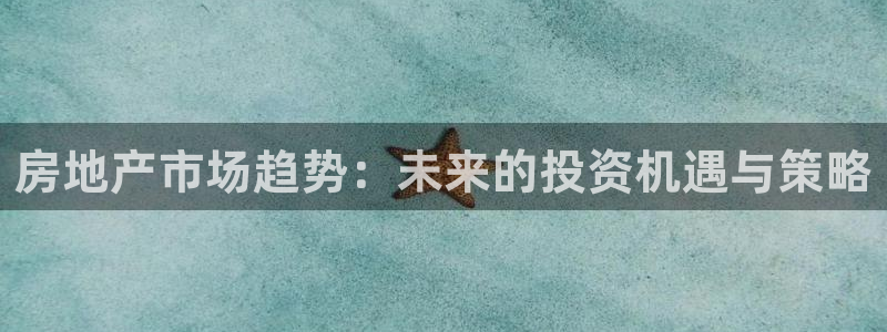 新宝5招商：房地产市场趋势：未来的投资机遇与策略