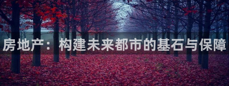 新宝5户端：房地产：构建未来都市的基石与保障