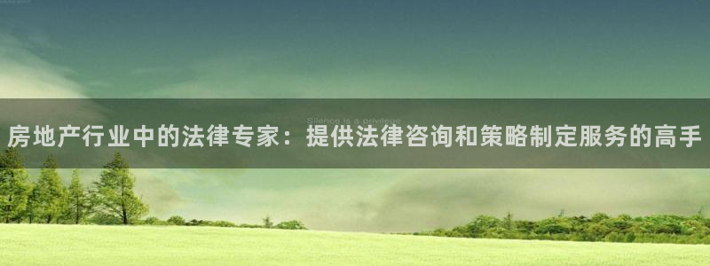 新宝5娱乐网址：房地产行业中的法律专家：提供法律咨询和策略制