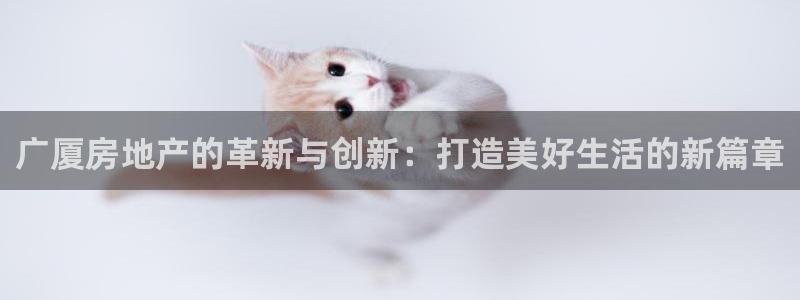 新宝5娱乐学：广厦房地产的革新与创新：打造美好生活的新篇章