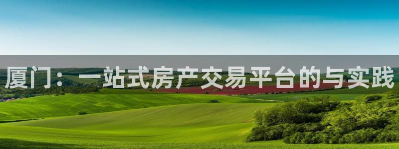 新宝5娱乐招商：厦门：一站式房产交易平台的与实践