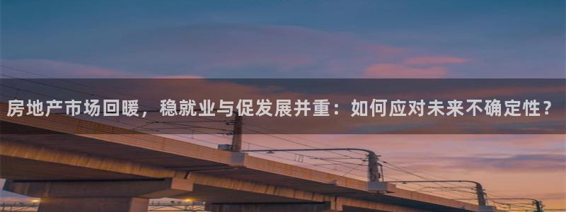 新宝5娱乐平台：房地产市场回暖，稳就业与促发展并重：如何应对
